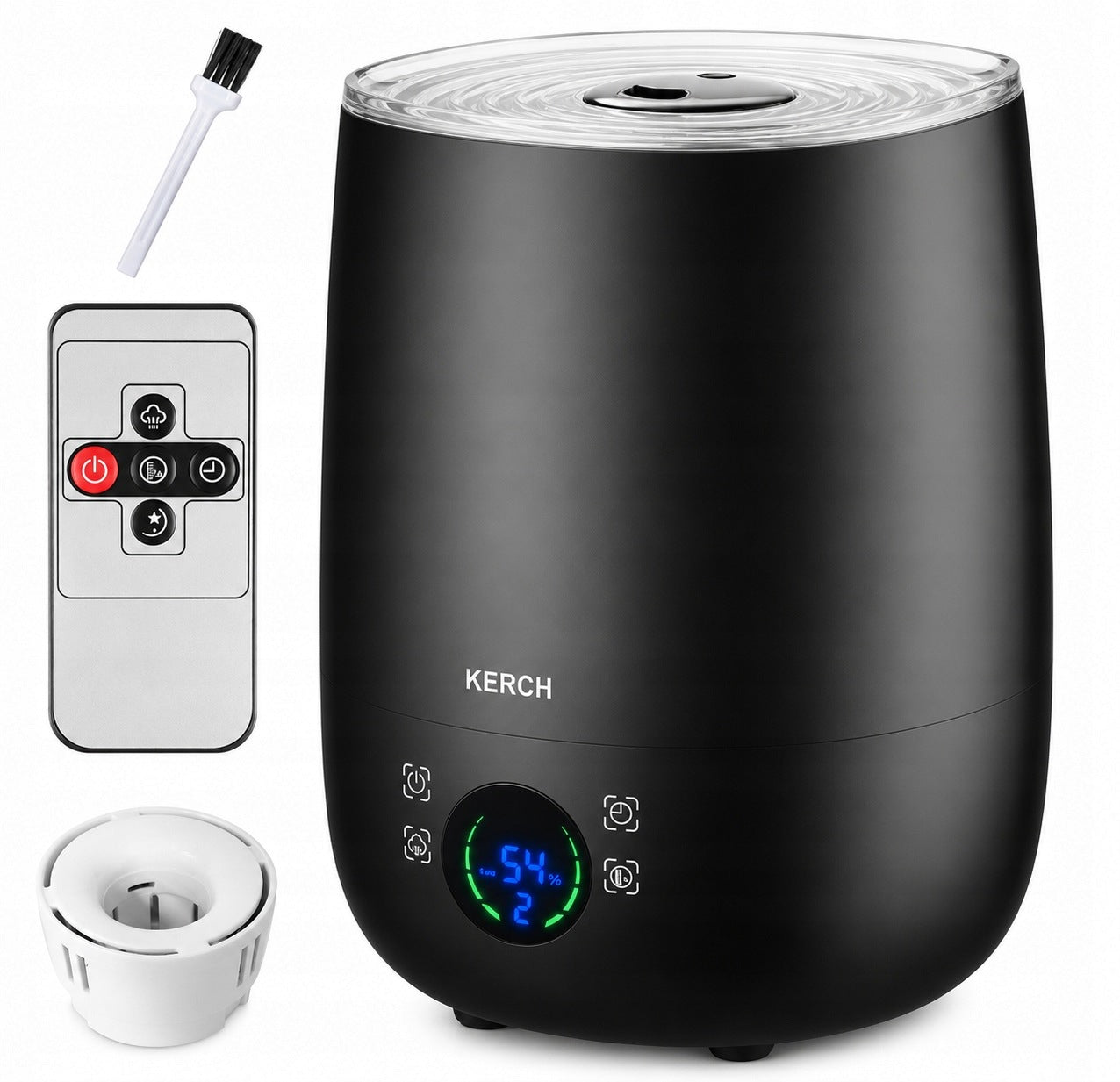 HUMIDIFIER 3IN1 IONIZER AROMATHERAPY KERCH BLACK 4,8L 30W