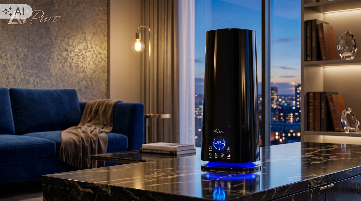 HUMIDIFIER 5,5L IONIZER 320 ml/h AROMATHERAPY DIFFUSER+12x OILS Packaging status original