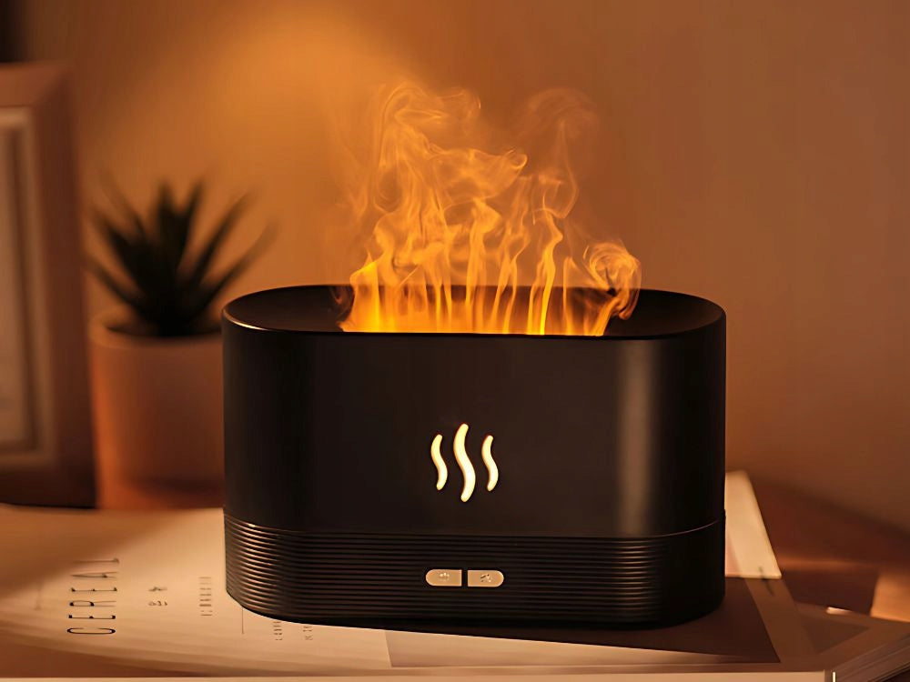 HUMIDIFIER AIR FLAME FIREPLACE LED DIFFUSER AROMATHERAPY Manufacturer code 00022542