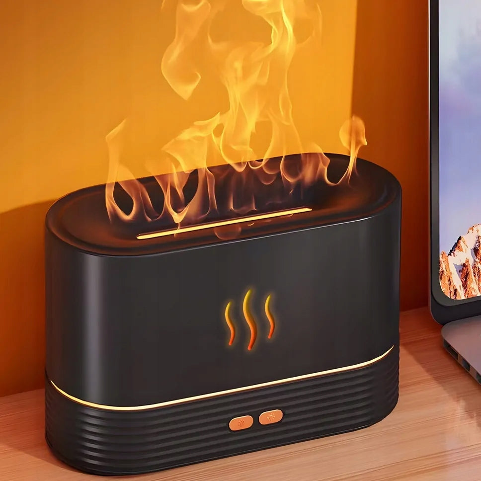 HUMIDIFIER AIR FLAME FIREPLACE LED DIFFUSER AROMATHERAPY Medical device no