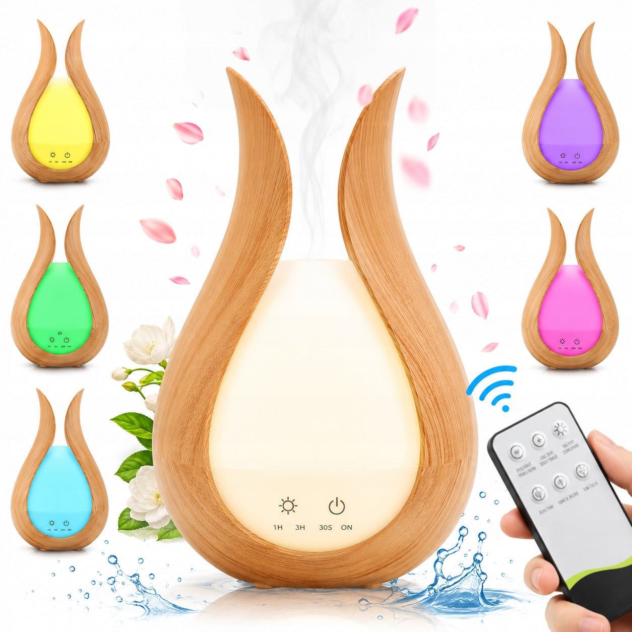 HUMIDIFIER AROMA DIFFUSER AROMATHERAPY NIGHT LIGHT FOR BABY