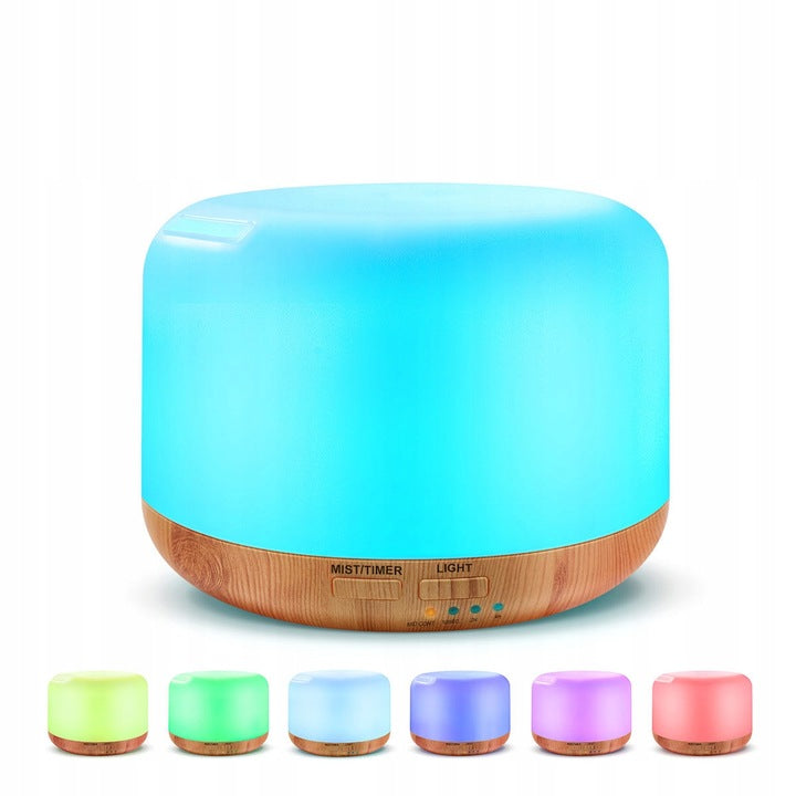 HUMIDIFIER AROMA DIFFUSER NIGHT LIGHT AROMATHERAPY RGB REMOTE CONTROL Packaging status original