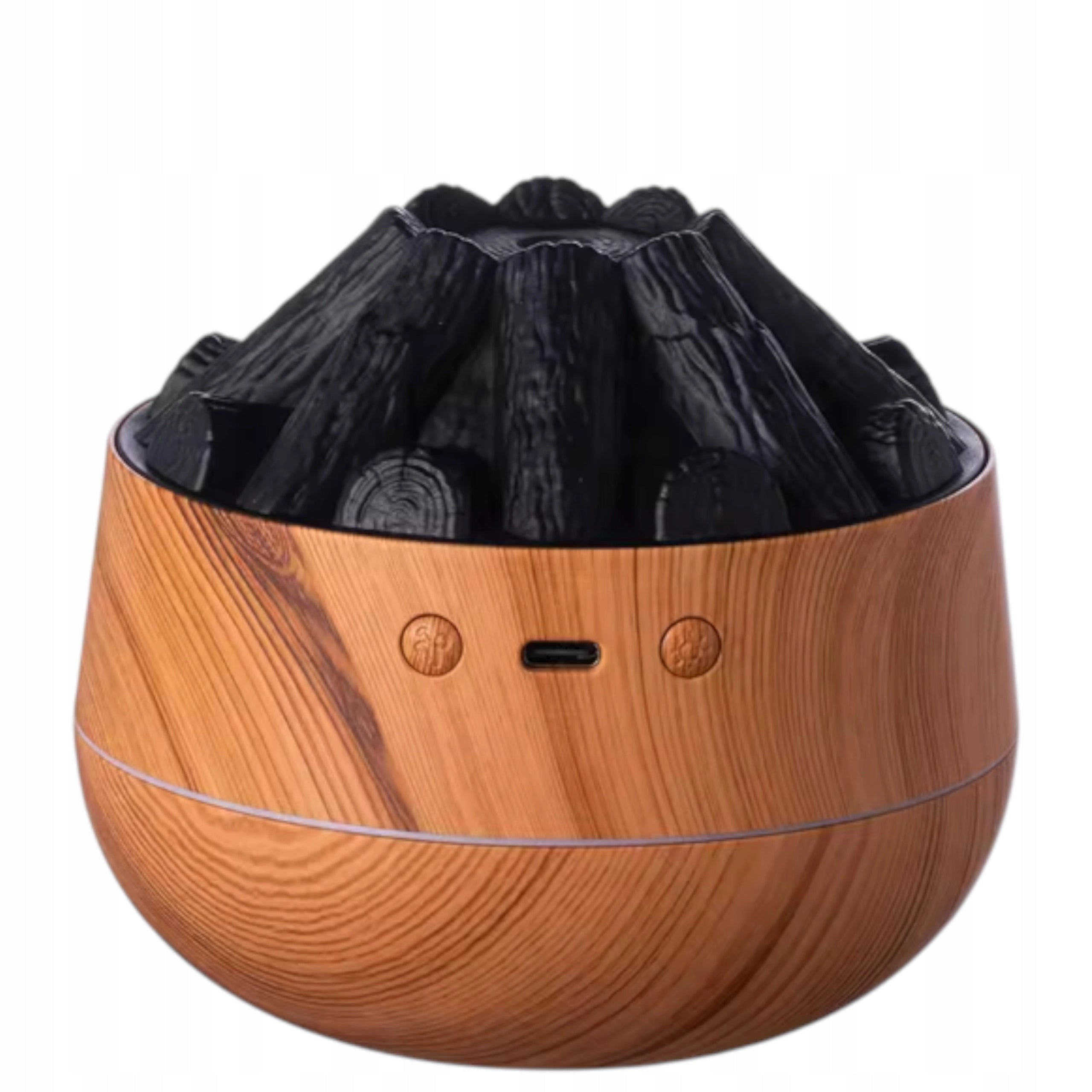 HUMIDIFIER DIFFUSER AROMATHERAPY LED IMITATION FIREPLACE USB Brand ABA