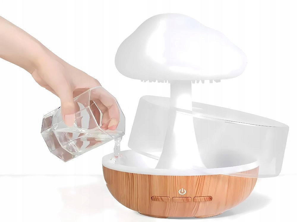HUMIDIFIER DIFFUSER LED LAMP AROMATHERAPY CLOUD WIRELESS Packaging status original