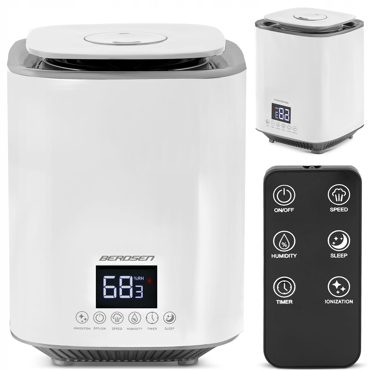 HUMIDIFIER ULTRASONIC IONIZER AROMATHERAPY PILOT