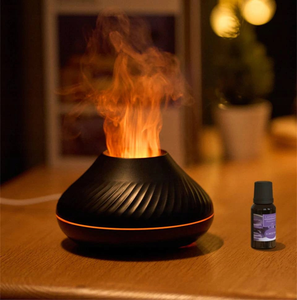 HUMIDIFIER VOLCANO IMITATES FIRE 7 COLORS Brand no brand