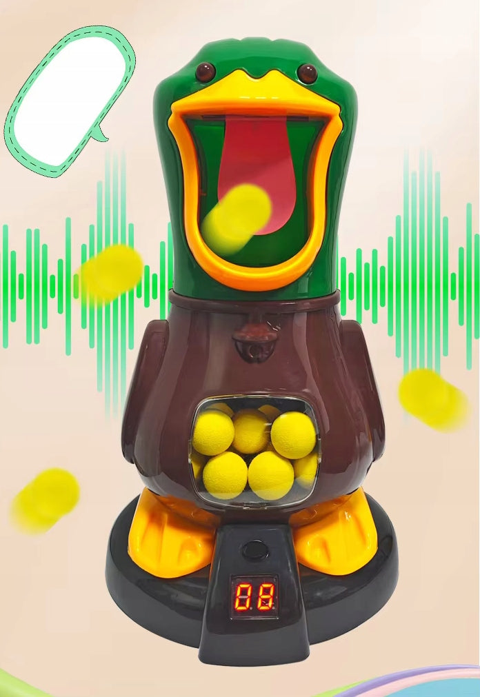 HUNGRY DUCK SHOOTING TARGET ESCAPES GLOWING GUNS ARCADE GAME Brand Picollo