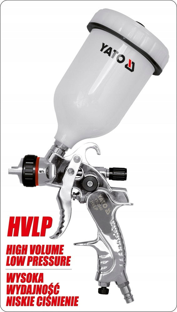 HVLP SPRAY GUN 0.6L 1.4MM YT-2340 YATO Batteries included no