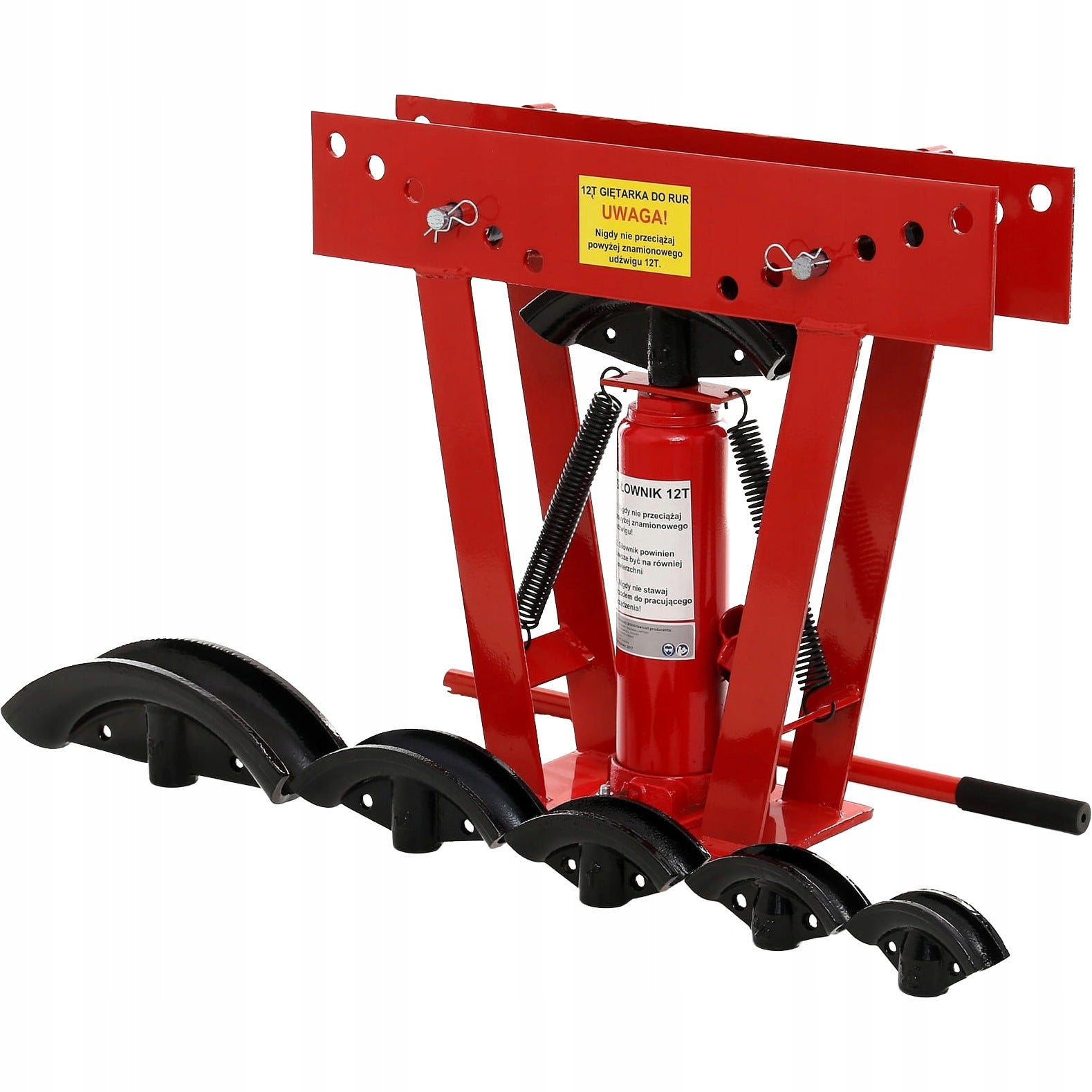 HYDRAULIC BENDING MACHINE FOR PIPES 12T TONS 6 PROFILES SECTIONS SET
