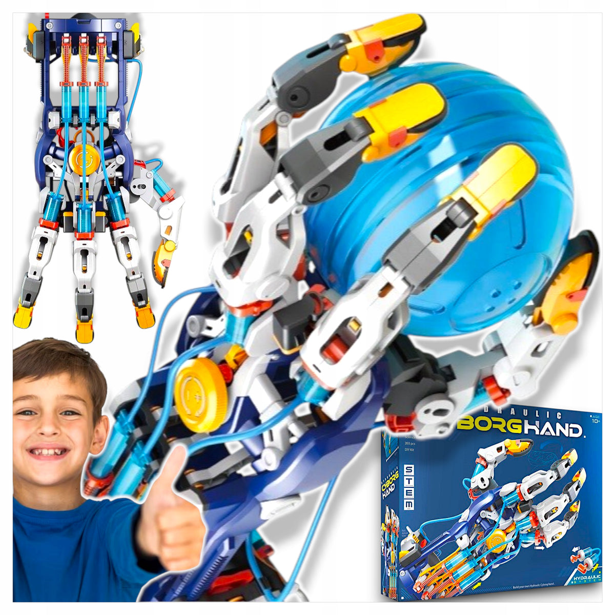 HYDRAULIC HAND CYBORGA Robot Interactive Folding Kit for Kids Brand MGA