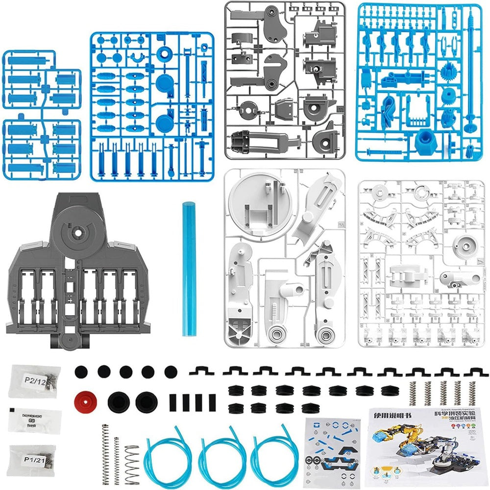 HYDRAULIC ROBOT ARM WITH 3IN1 CONSTRUCTION KIT FOR CHILDREN Packaging status original