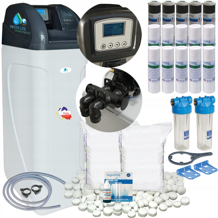 HYDRO PREMIUM WATER SOFTENER 27 MONOSPHERIC, DRY TANK, LEVATITE