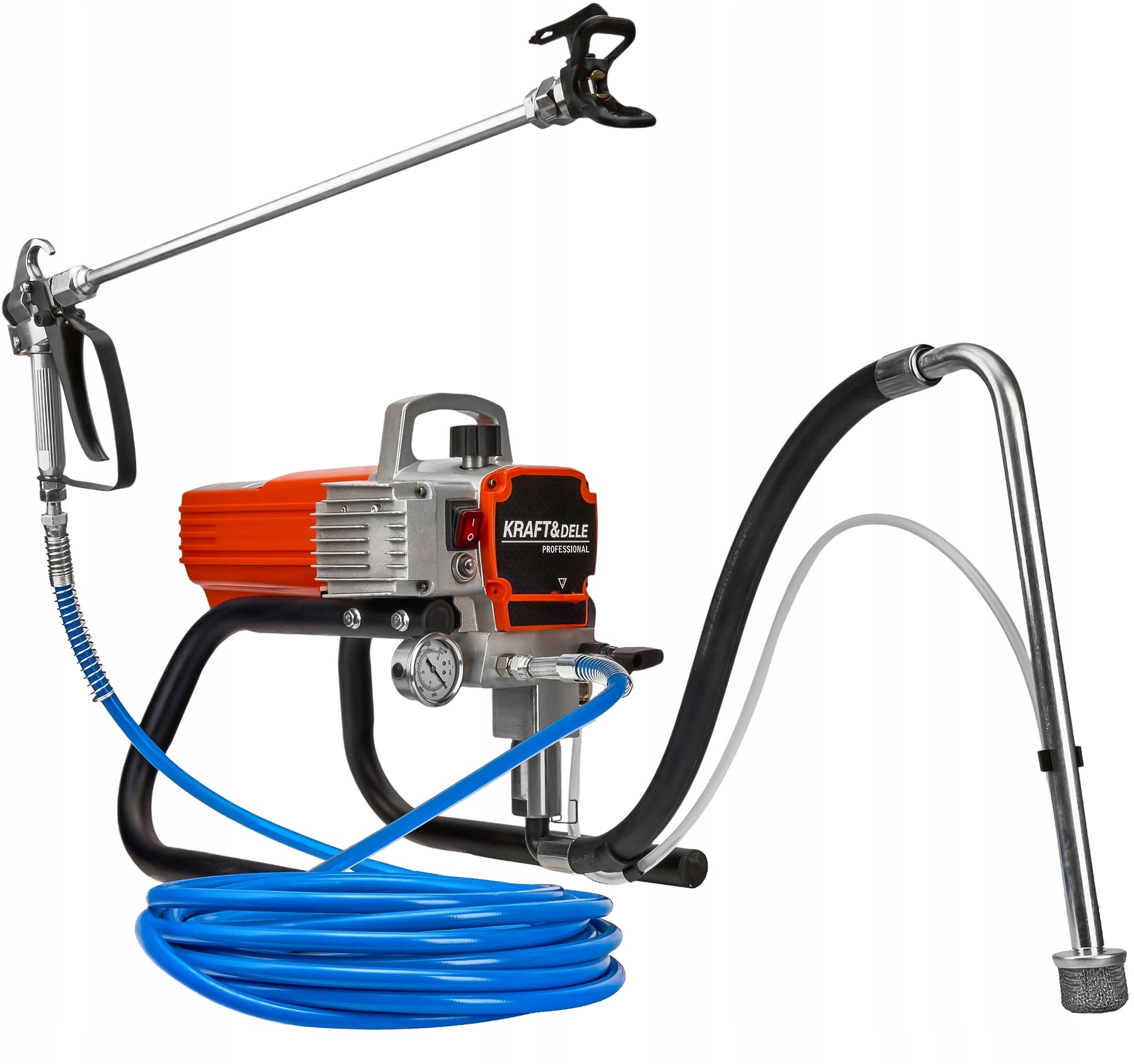 HYDRODYNAMIC PAINT SPRAYER FOR FACADE 1500W 2,5L/MIN + ACCESSORIES Manufacturer code KD5796