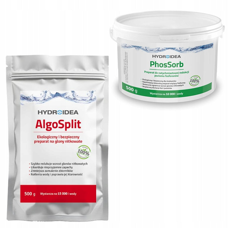 HYDROIDEA AlgoSplit 500g + PhosSorb 500g algae preparation set