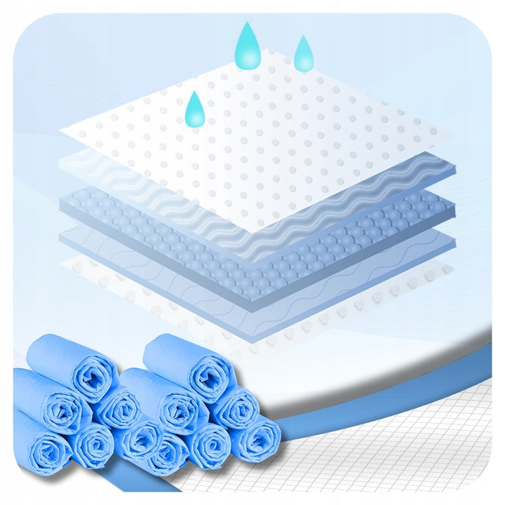 HYGIENE PADS FOR DOGS DISPOSABLE MATS 60x60 100 PCS Packaging status original