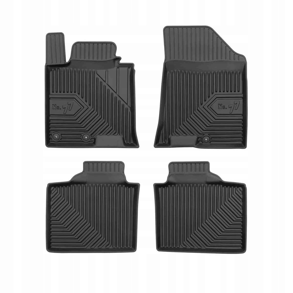 HYUNDAI i40 11-19 rubber mats (4 pcs) - FROGUM 77409194