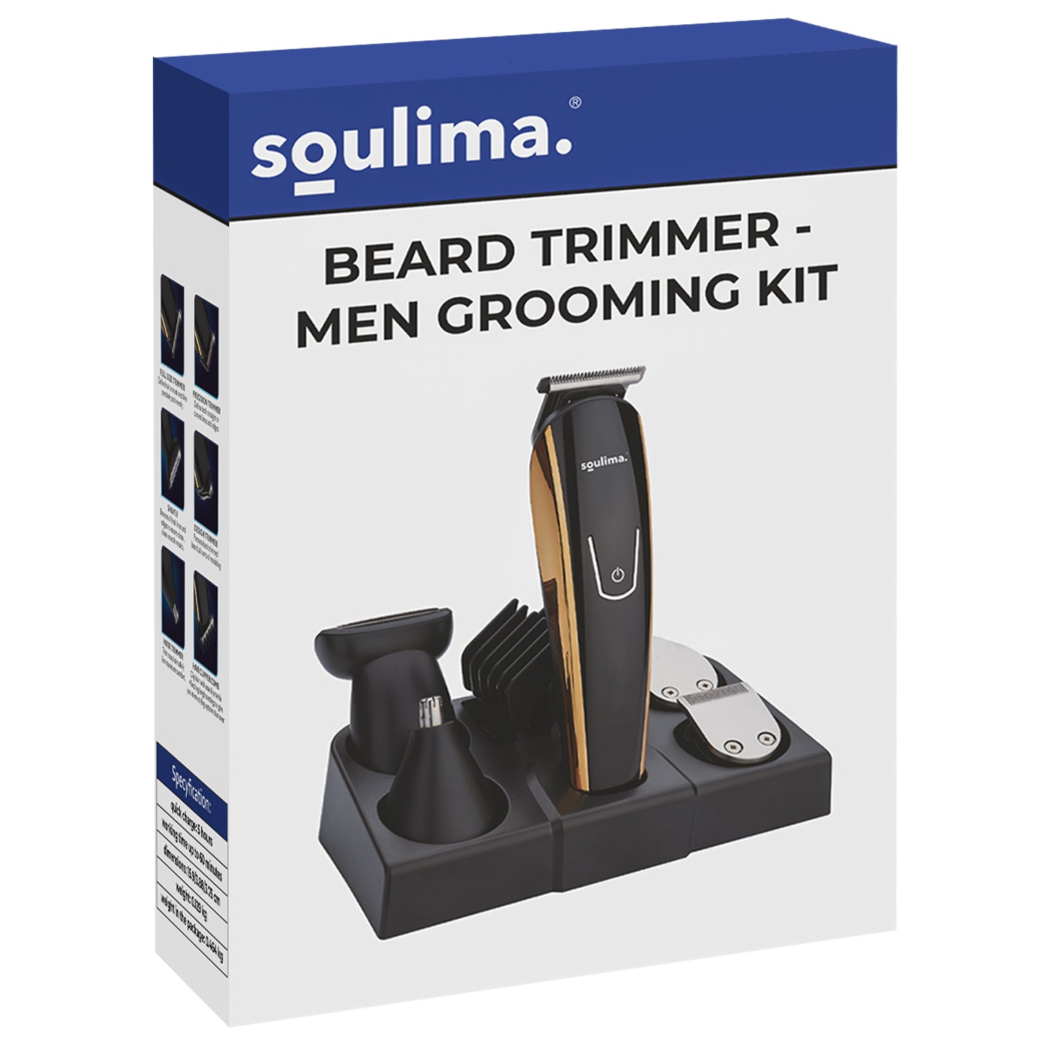 Hair Clipper Beard Trimmer Set x10 Wireless Shaver EAN (GTIN) 5900779950764
