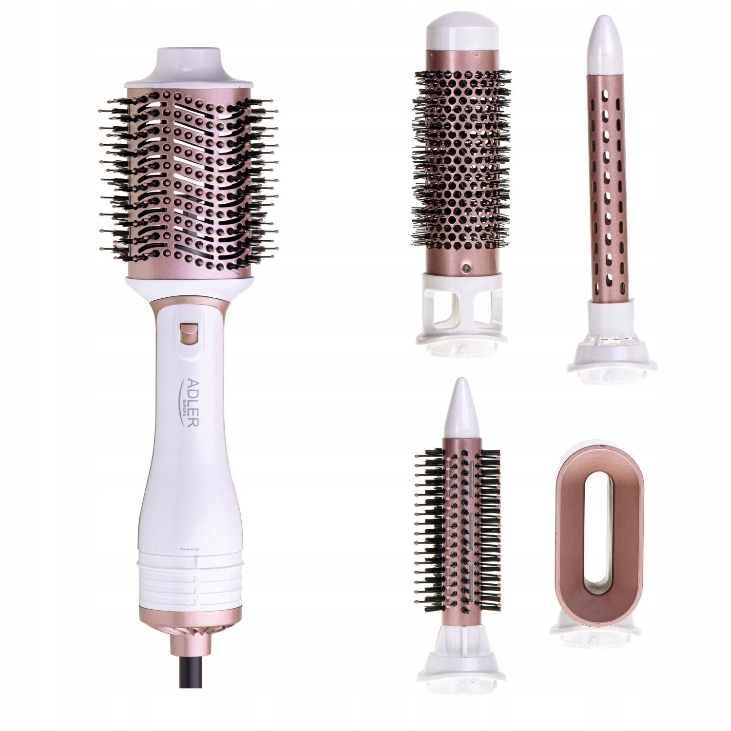 Hair Curler-Dryer 5in1 1200W Temperature Control + 5 Caps Packaging status original