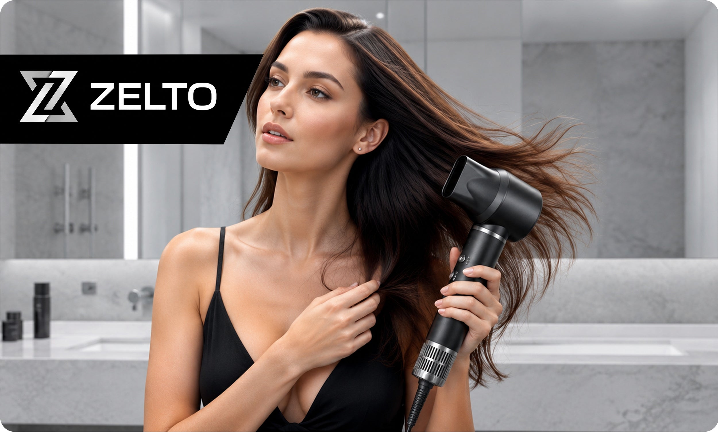 Hair Curler Dryer With Ionization 5in1 Rotating Multifunctional Strong Packaging status original