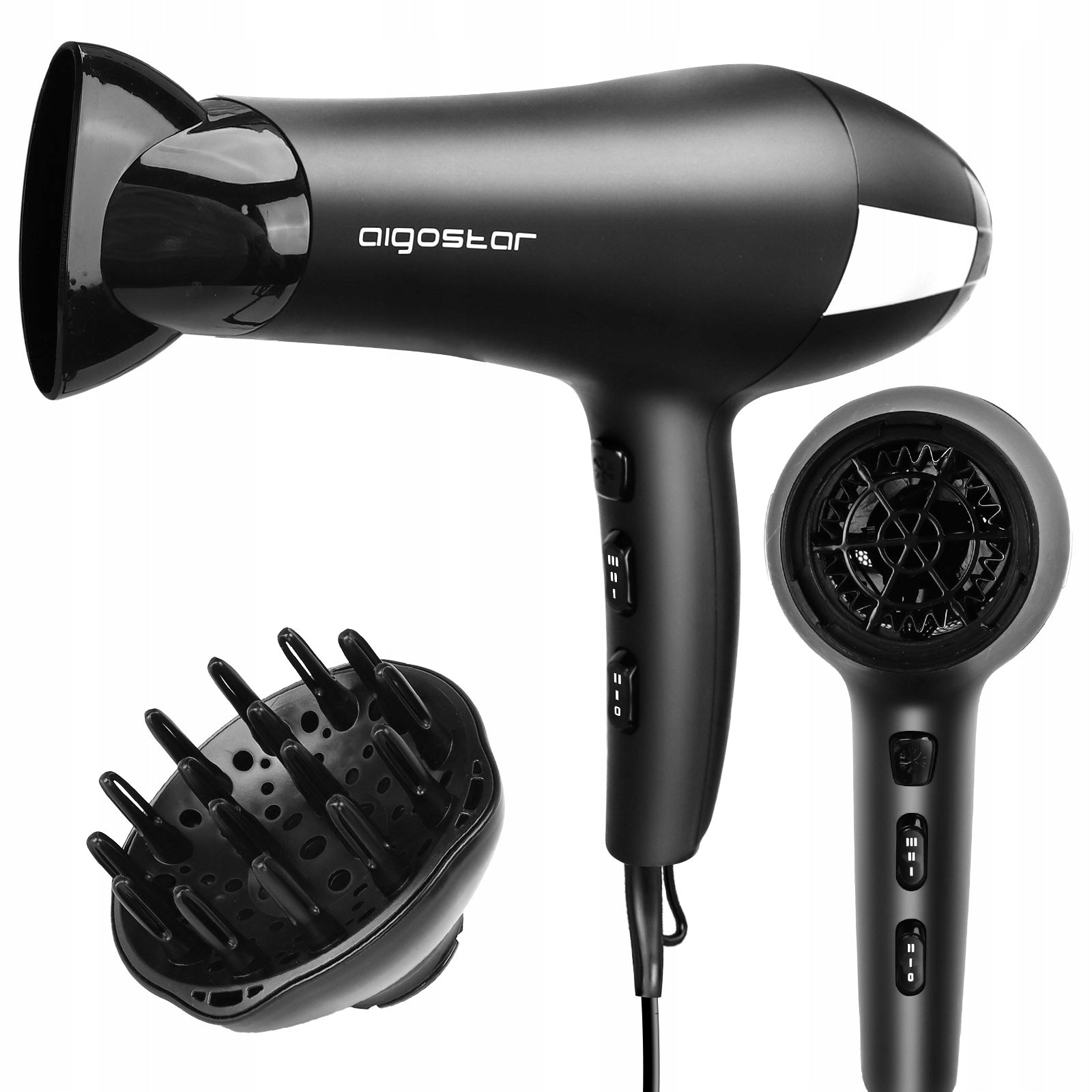 Hair Dryer 2400W Ionization Cold Air Diffuser Concentrator