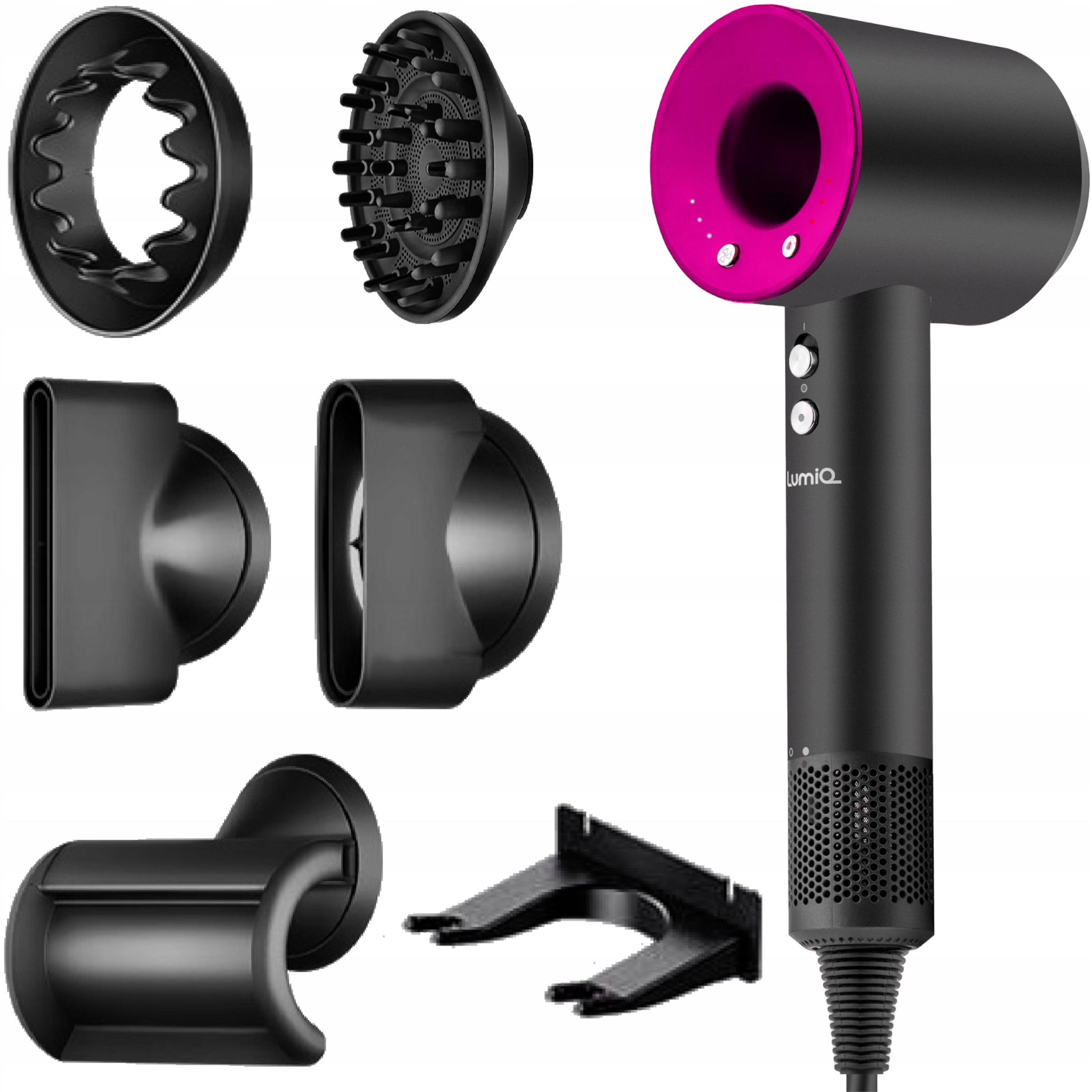 Hair Dryer HD1600 1600W With Ionization Diffuser Concentrator