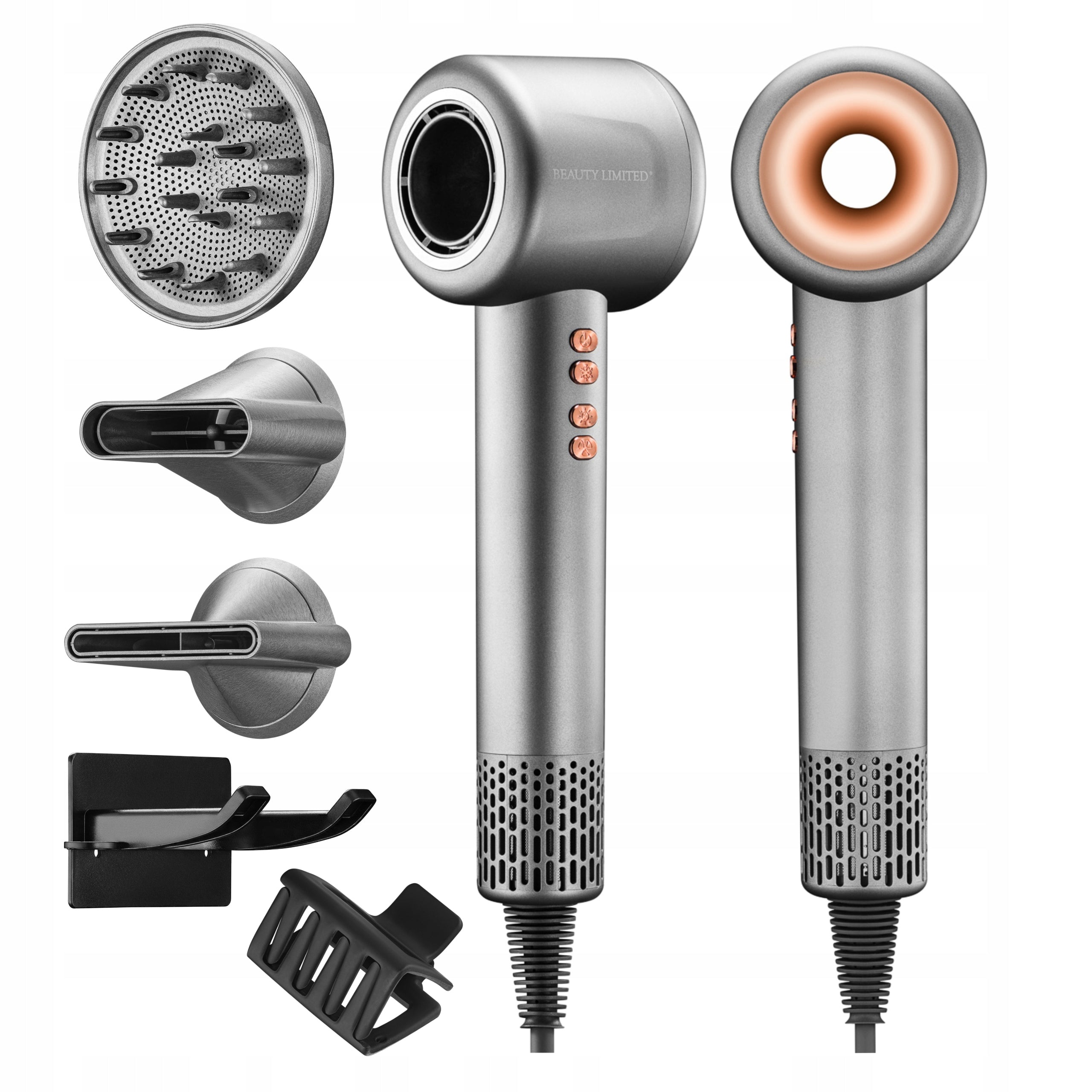 Hair Dryer IONIZATION 3 SPEEDS 4 TEMPERATURES 2000W Beauty Limited