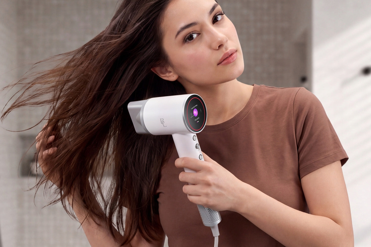 Hair Dryer IONIZATION LED 5 MODES AUTO HOT/COLD 2300W Packaging status original