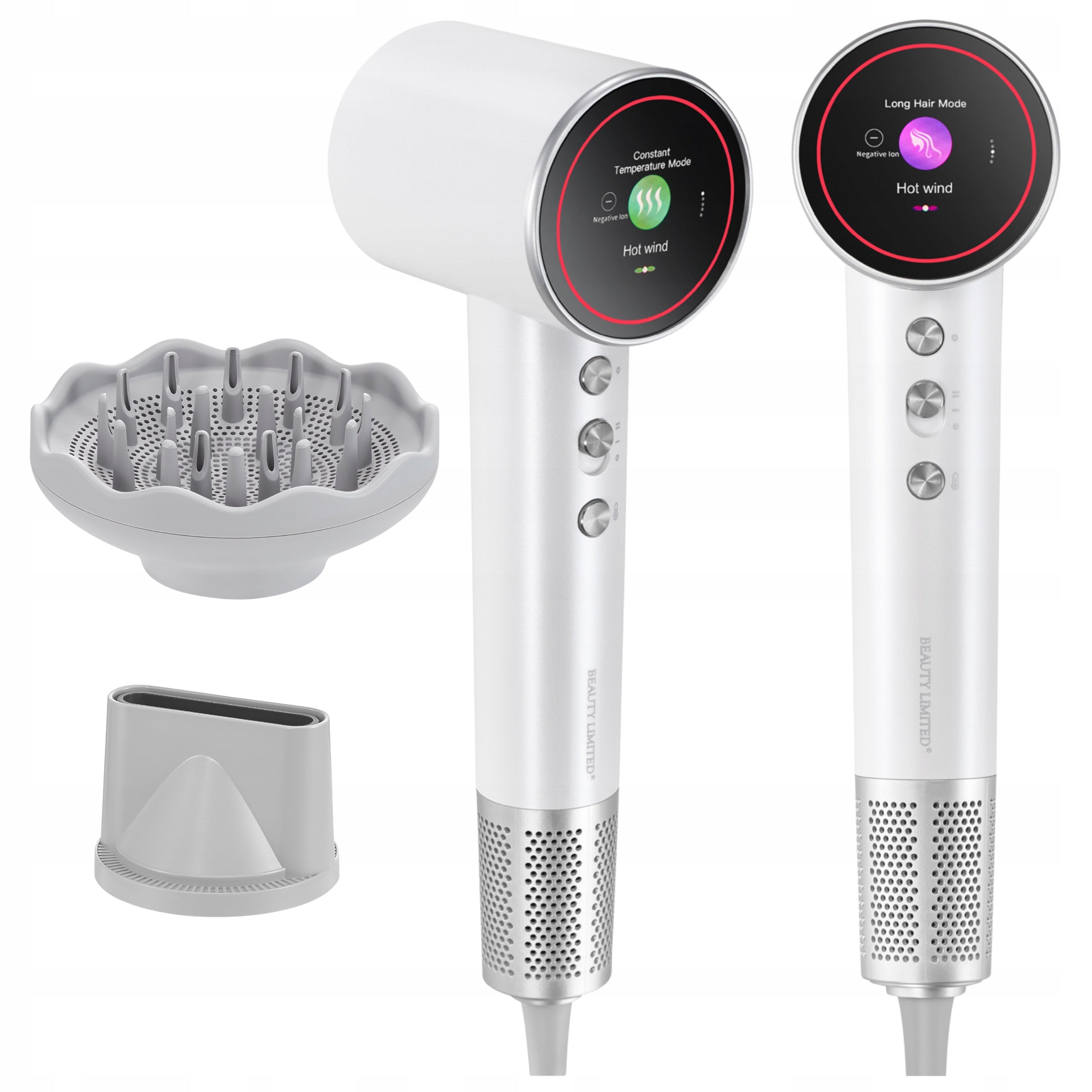 Hair Dryer IONIZATION LED 5 MODES AUTO HOT/COLD 2300W