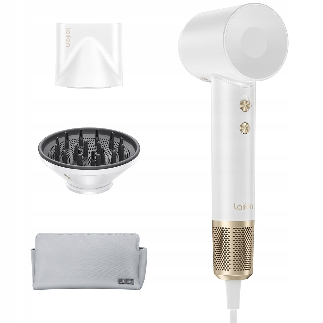 Hair Dryer Laifen Swift Premium with Ionization Quiet WHITE GOLD