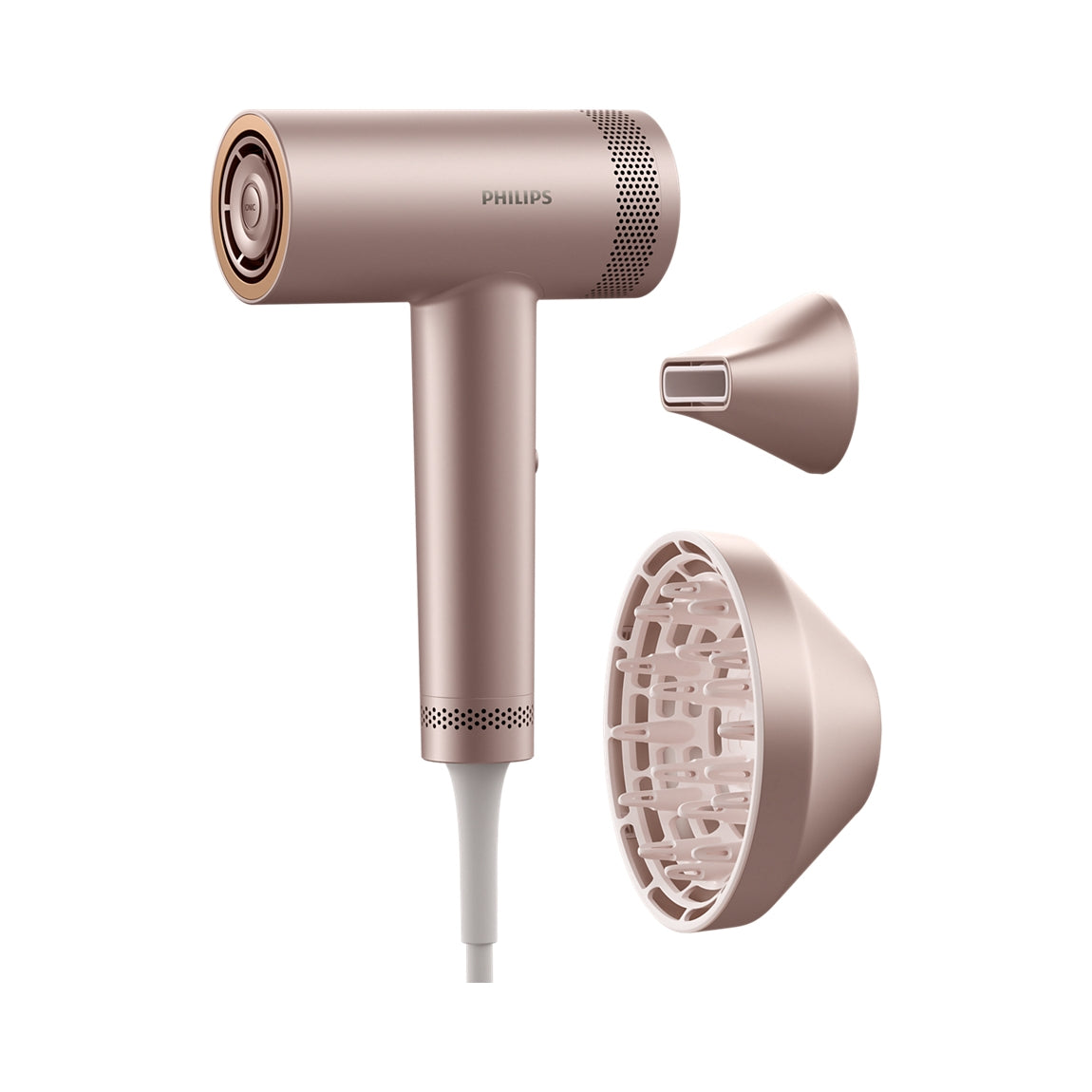Hair Dryer Philips Series 8000 BHD837/10 1400W Ionization Diffuser