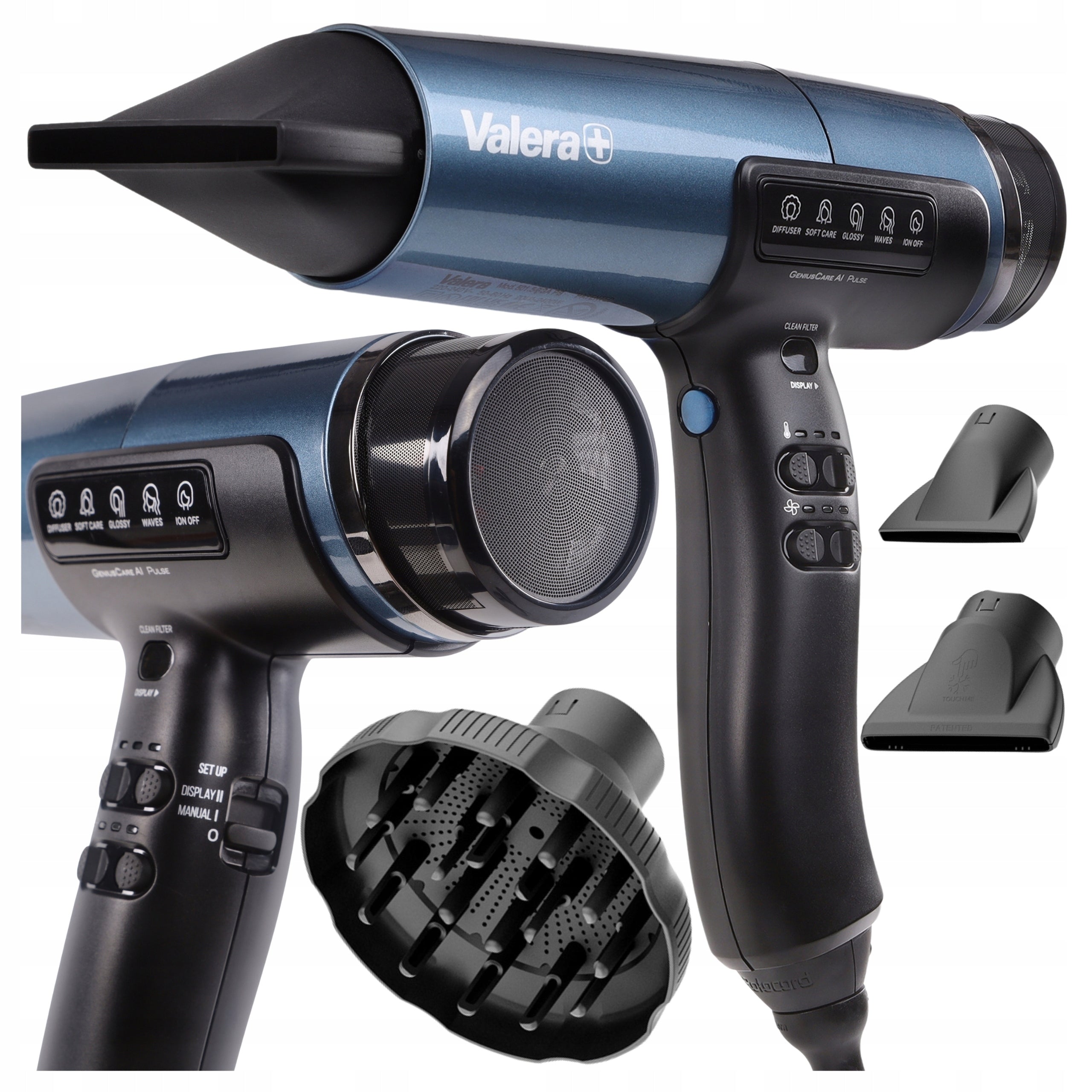 Hair Dryer Valera GeniusCare AI Pulse 2400 W Ionization 4 Tips