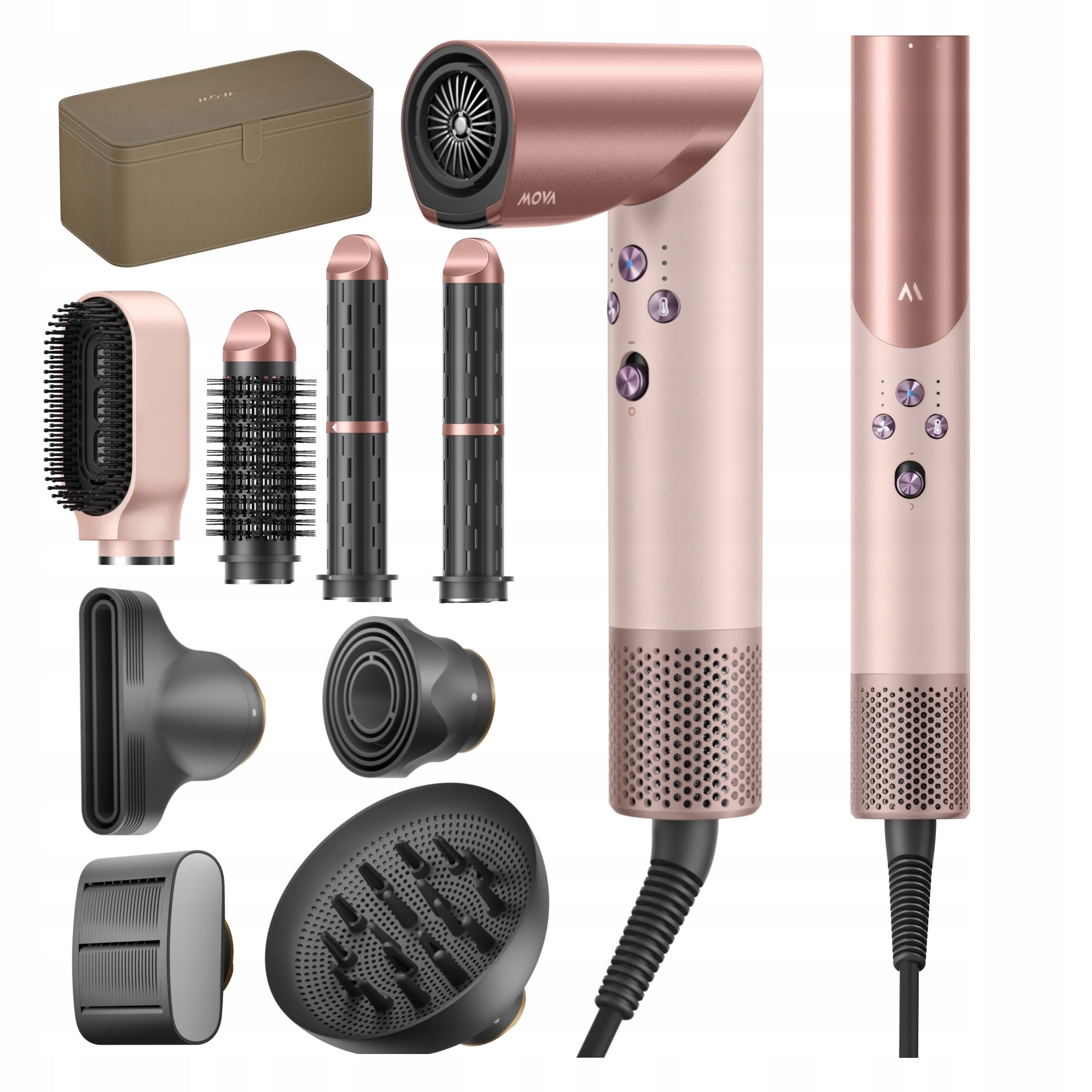 Hair Dryer With Ionization Mova Master 10 Pink 110 000 Rpm 4 Modes