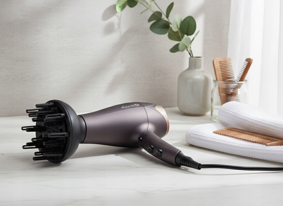 Hair Dryer with Diffuser Ionization Folding Travel Handle 2400W Manufacturer code 07.213