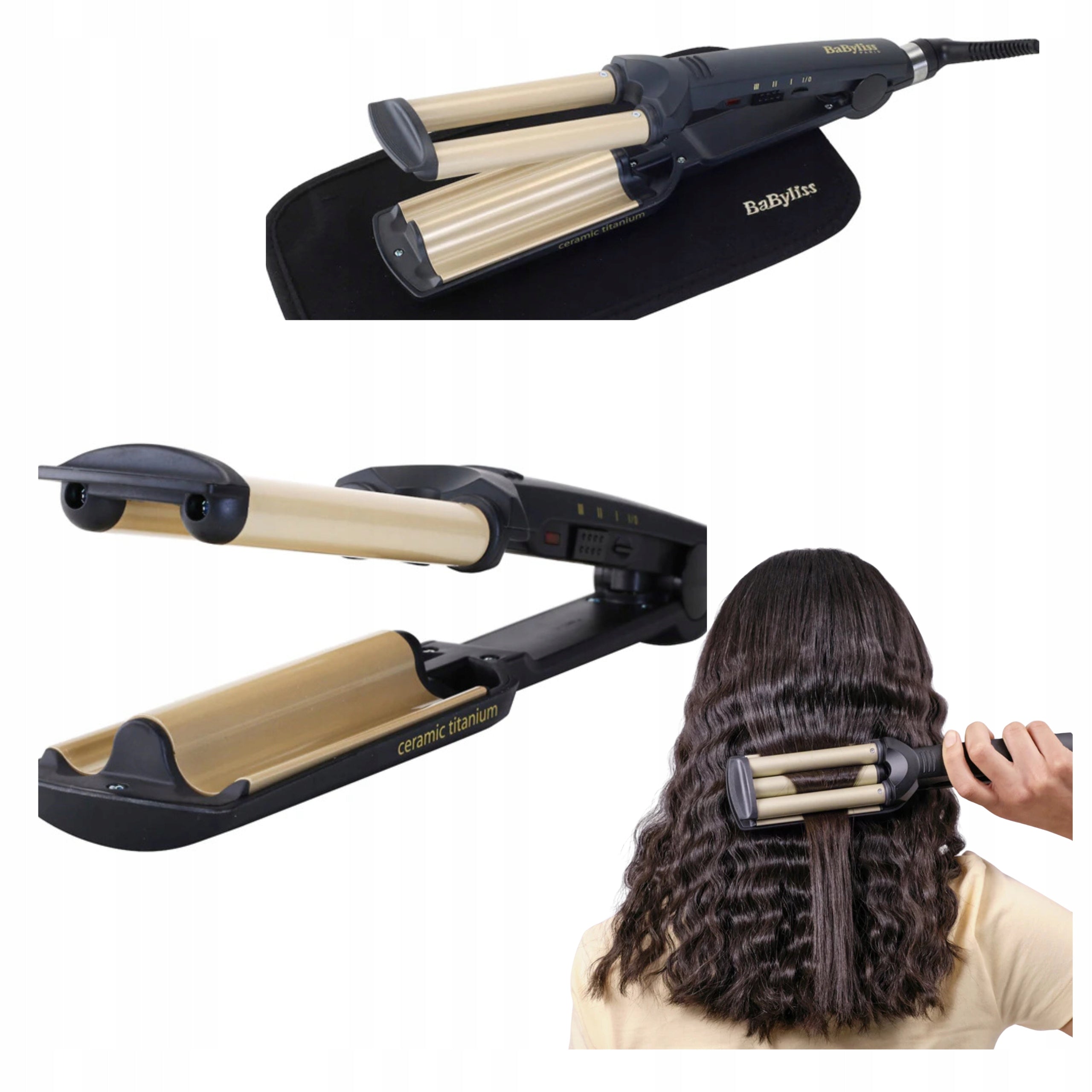 Hair Inverter Curler Babyliss for styling CURL WAVES