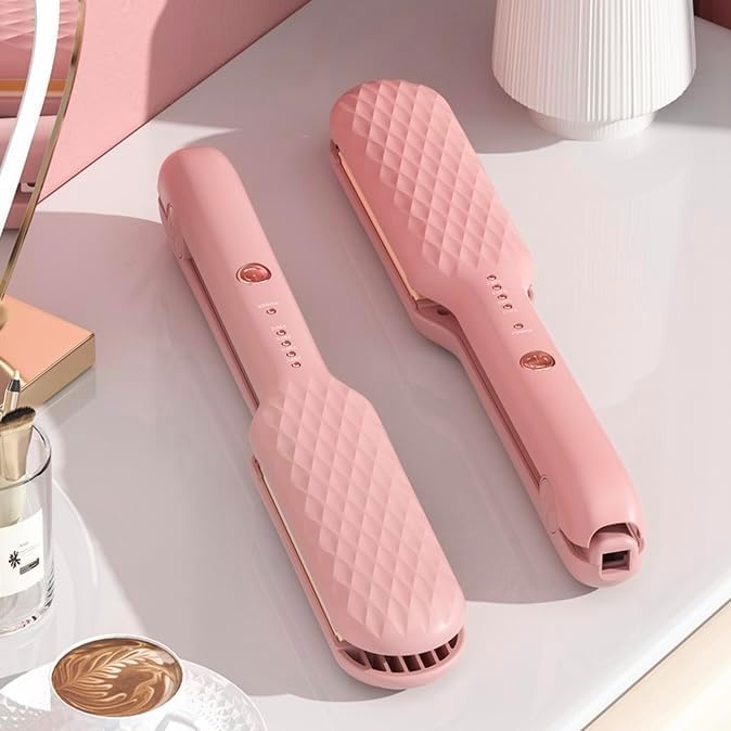 Hair Straightener 2 in 1 Straightener Curler Pink WIRED Manufacturer code Prostownica Do Włosów Kontrola Temperatury