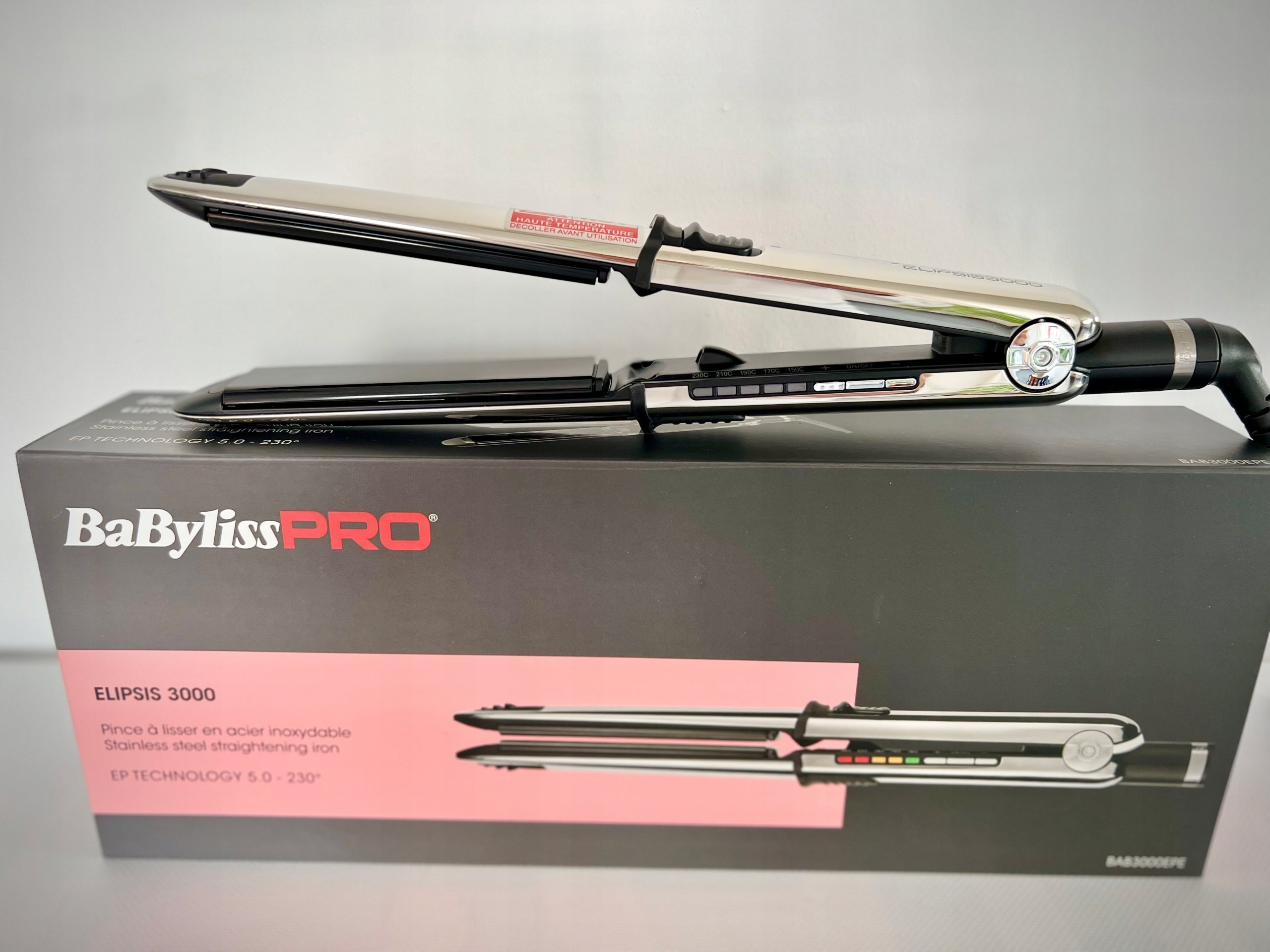 Hair Straightener Babyliss Pro Elipsis 3000 ceramic Ionization +mat EAN (GTIN) 3030050126600