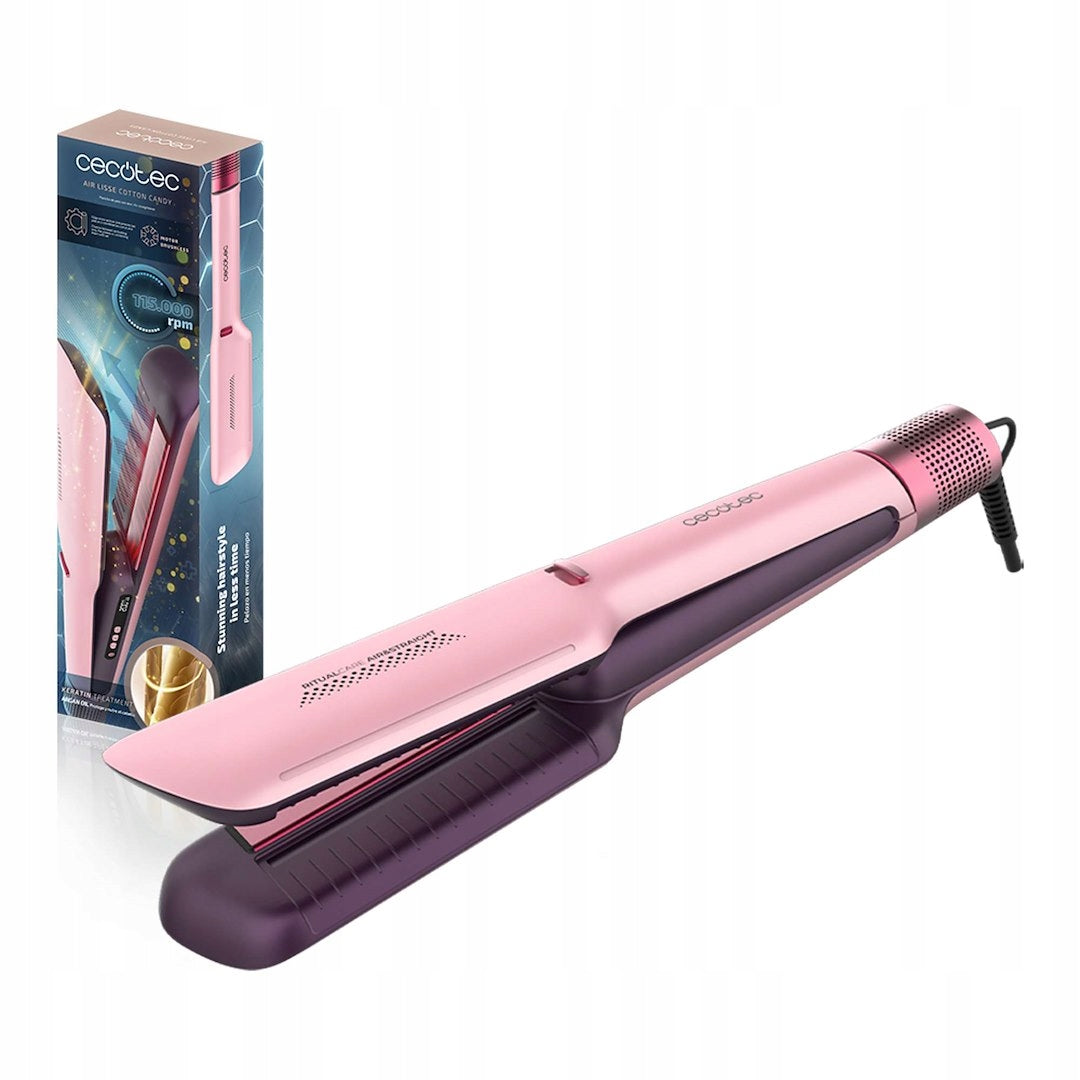 Hair Straightener Cecotec Air Lisse Ionization AERO STRAIGHTENER PINK Model Air Lisse COTTON CANDY