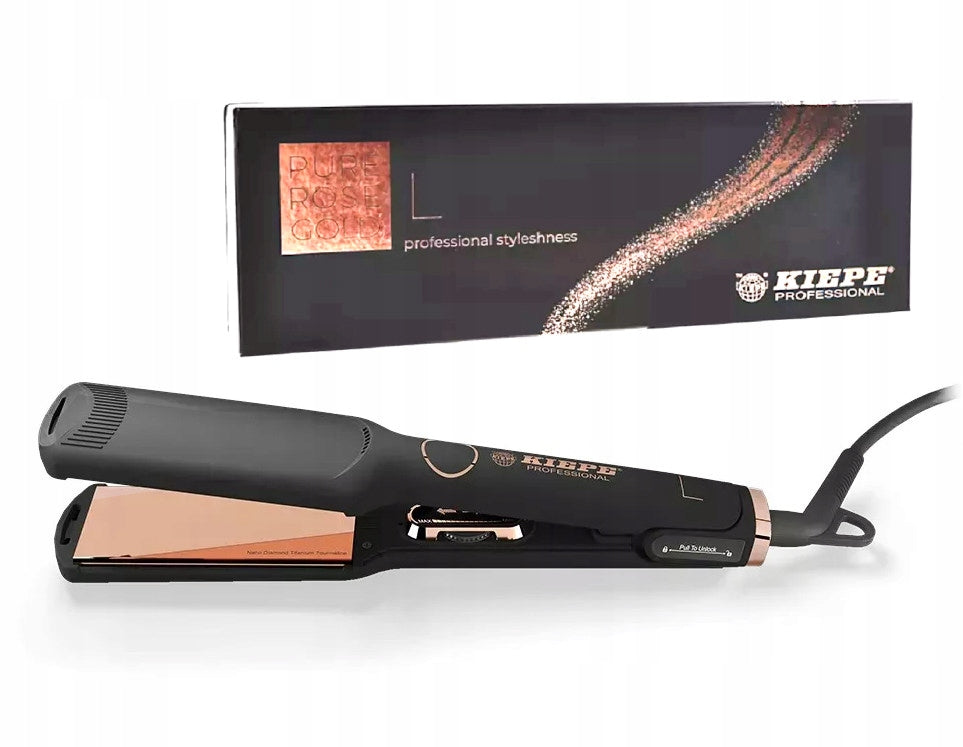 Hair Straightener KIEPE PROFESSIONAL Pure Rose Gold L 43mm Titanium