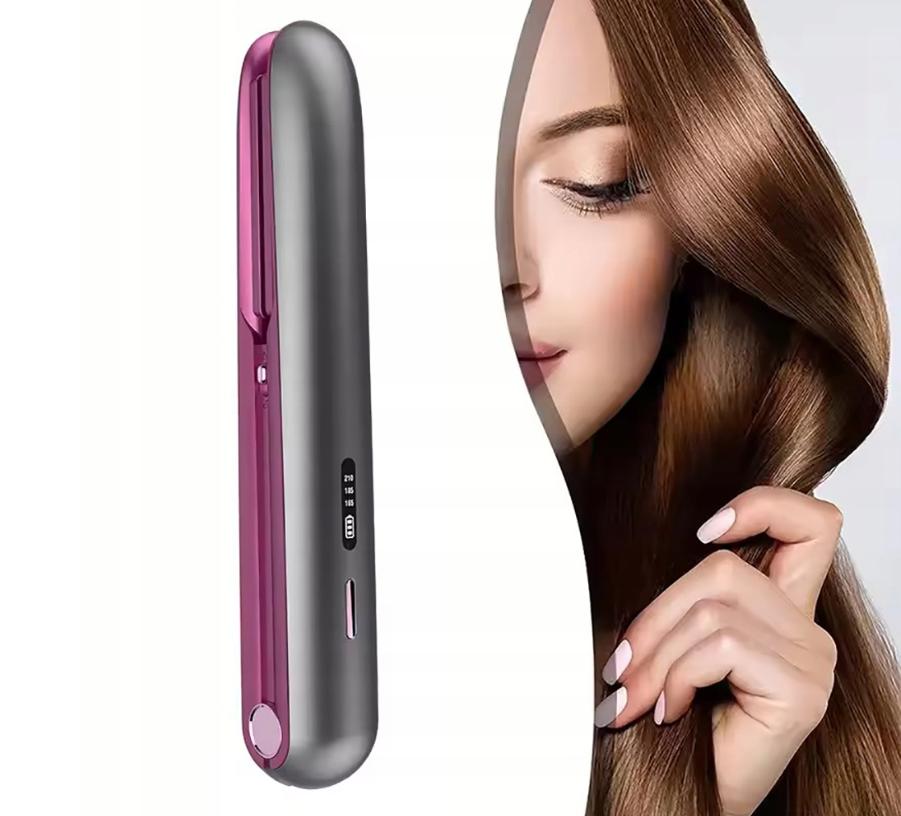 Hair Straightener WIRELESS MINI 2in1 4000mAh 3 TEMPERATURES Brand no brand