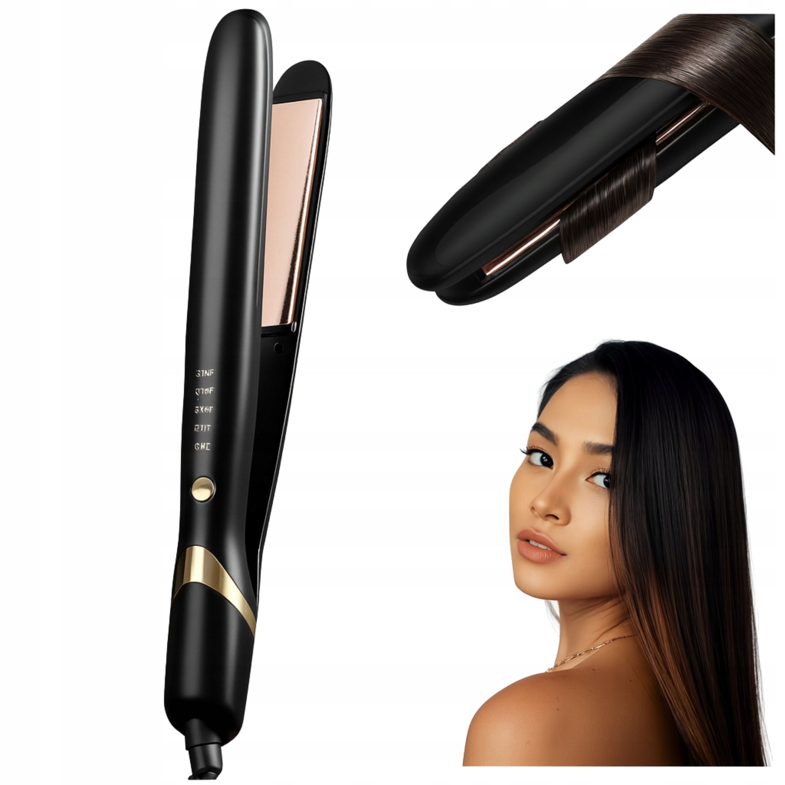 Hair Straightener and bangs Ceramic Ionization Quick Heat Mini Packaging status original