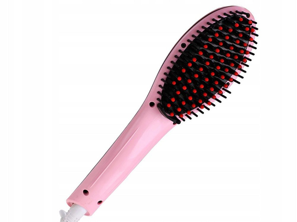 Hair Straightening Brush Electric Ionizing With LCD Temp Control. Manufacturer code szczotka prostująca jonizująca LCD