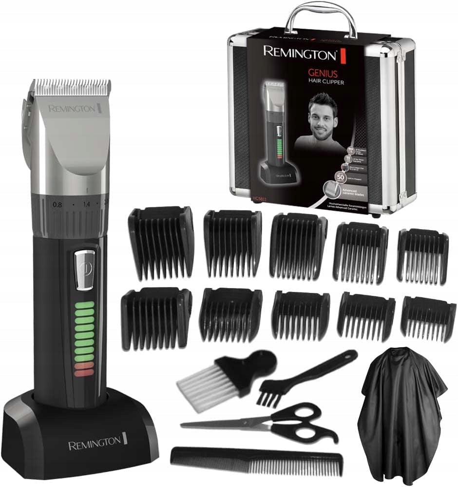 Hair clipper Remington HC5811 Genius suitcase accessories
