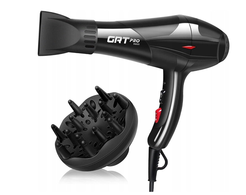 Hair dryer GRT PRO 8800 3500W ion + diffuser + 2 nozzles