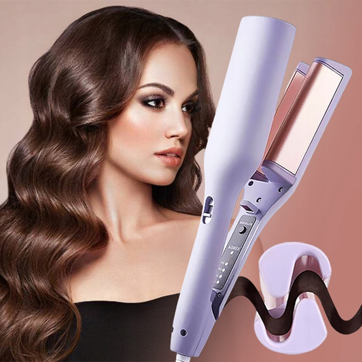 Hair inverter CURLING IRON 4 degrees TEMPERATURE CERAMIC COATING Packaging status original