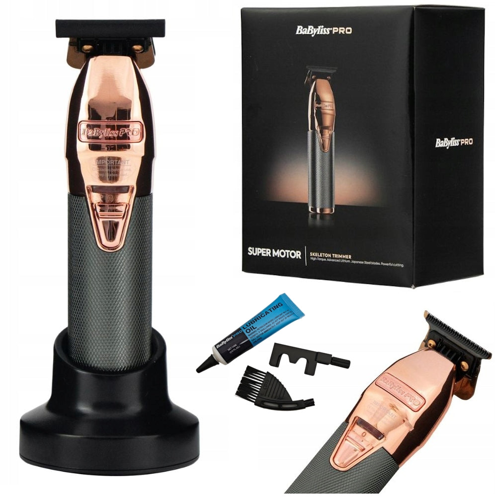 Hair trimmer, beard BaByliss PRO SKELETON Rose Gold BAB787DU professional