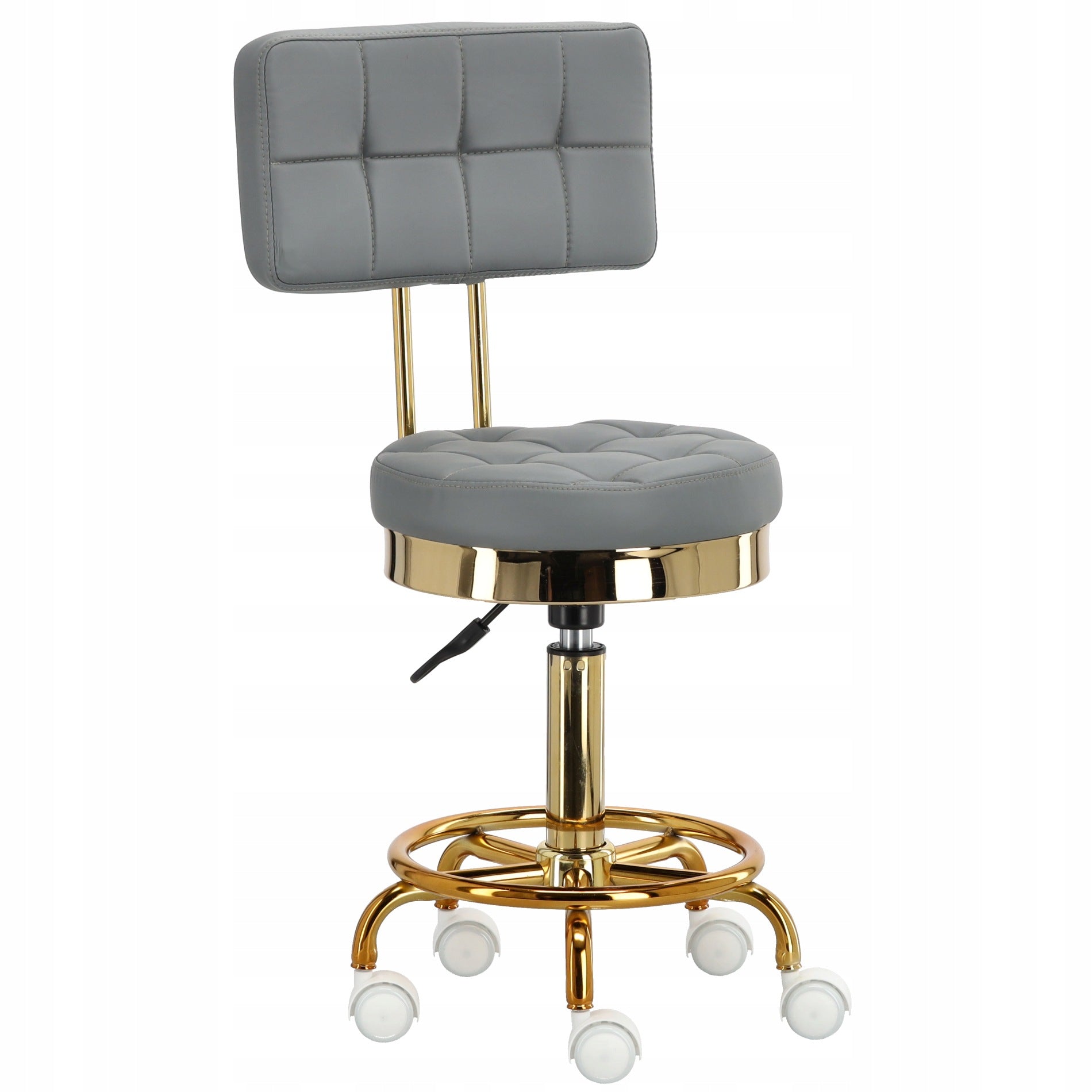 Hairdresser Cosmetic Stool with Backrest Chair Hoker SPA Mobile Brand Calissimo