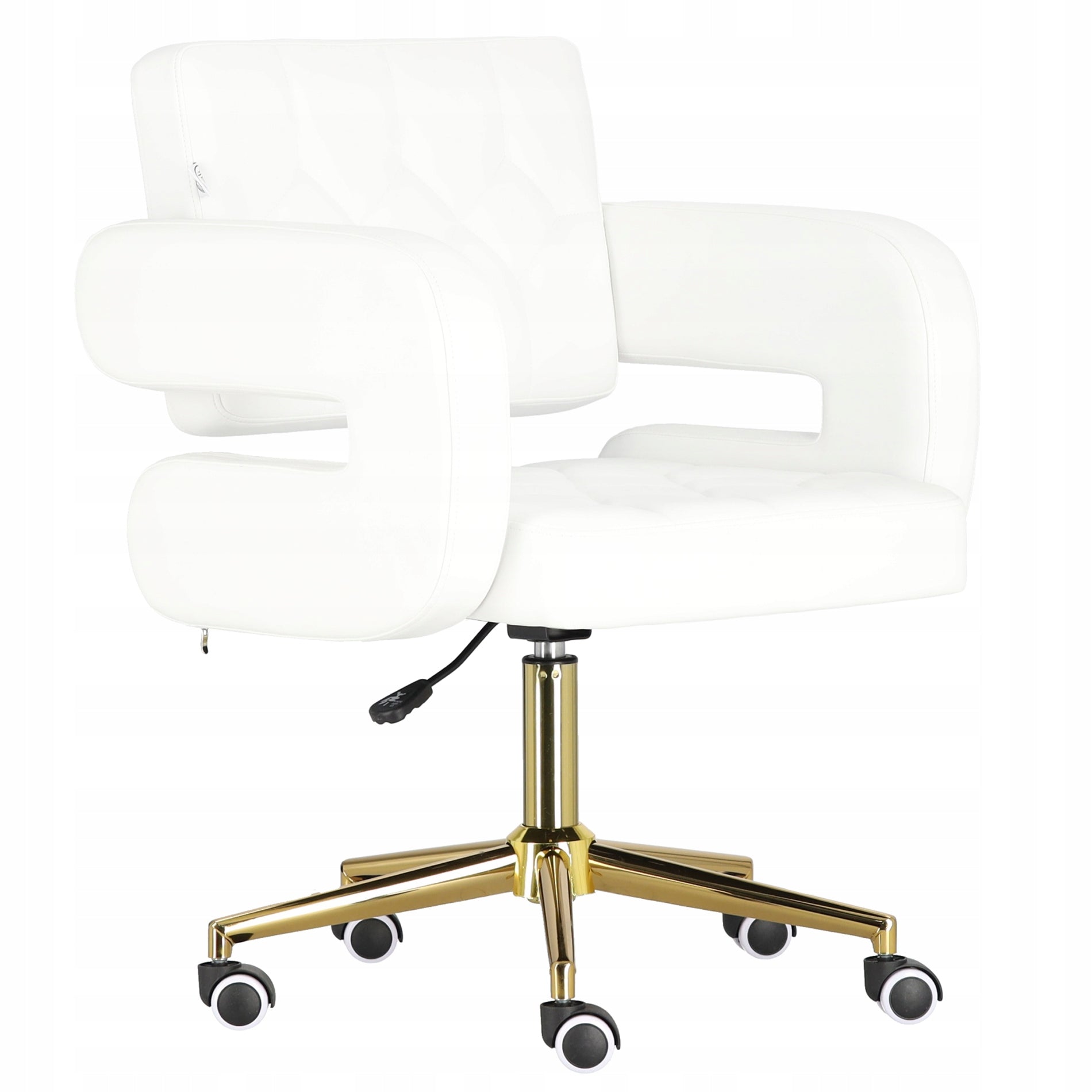 Hairdresser cosmetic stool with backrest SPA chair mobile Amalfi XL Brand Calissimo
