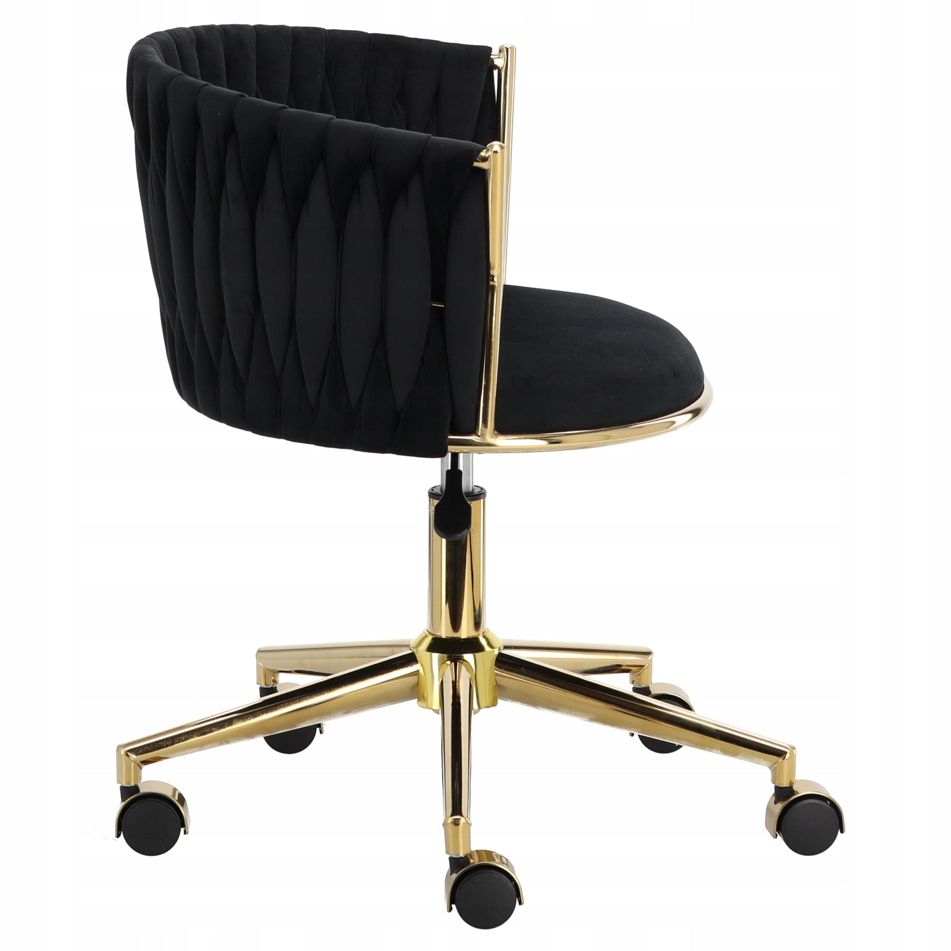 Hairdresser cosmetic stool with backrest bar stool saddle SPA mobile black Manufacturer code 19-TK-019-1030