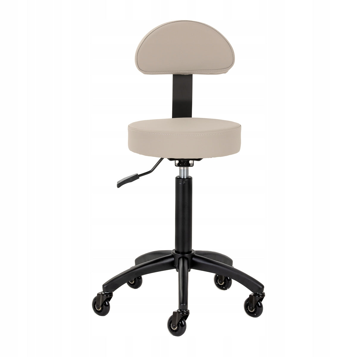 Hairdresser stool Gabbiano D026 beige Upholstery material other