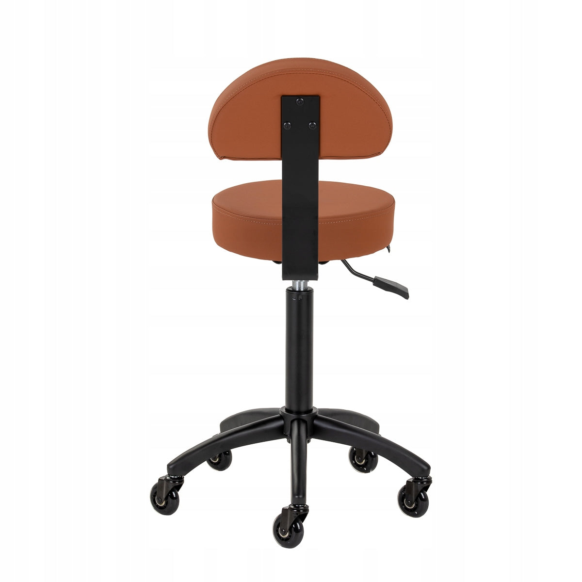 Hairdresser stool Gabbiano D026 brown Brand Gabbiano